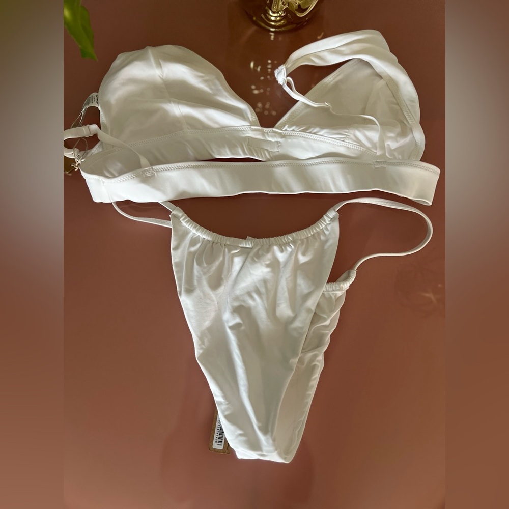 NWT Skims White Bikini Set/Large